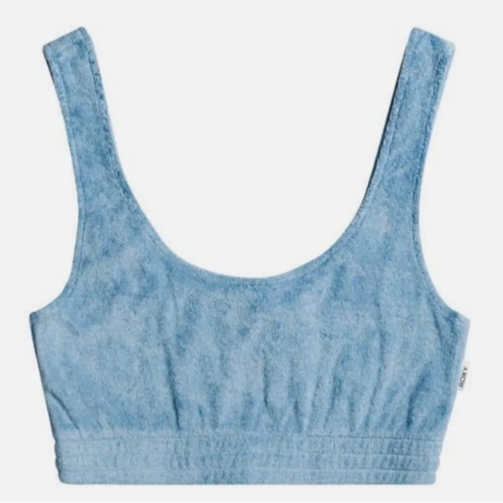 ROXY ❤️‍🔥 TERRY CLOTH CROP TOP NWT SIZE MEDIUM